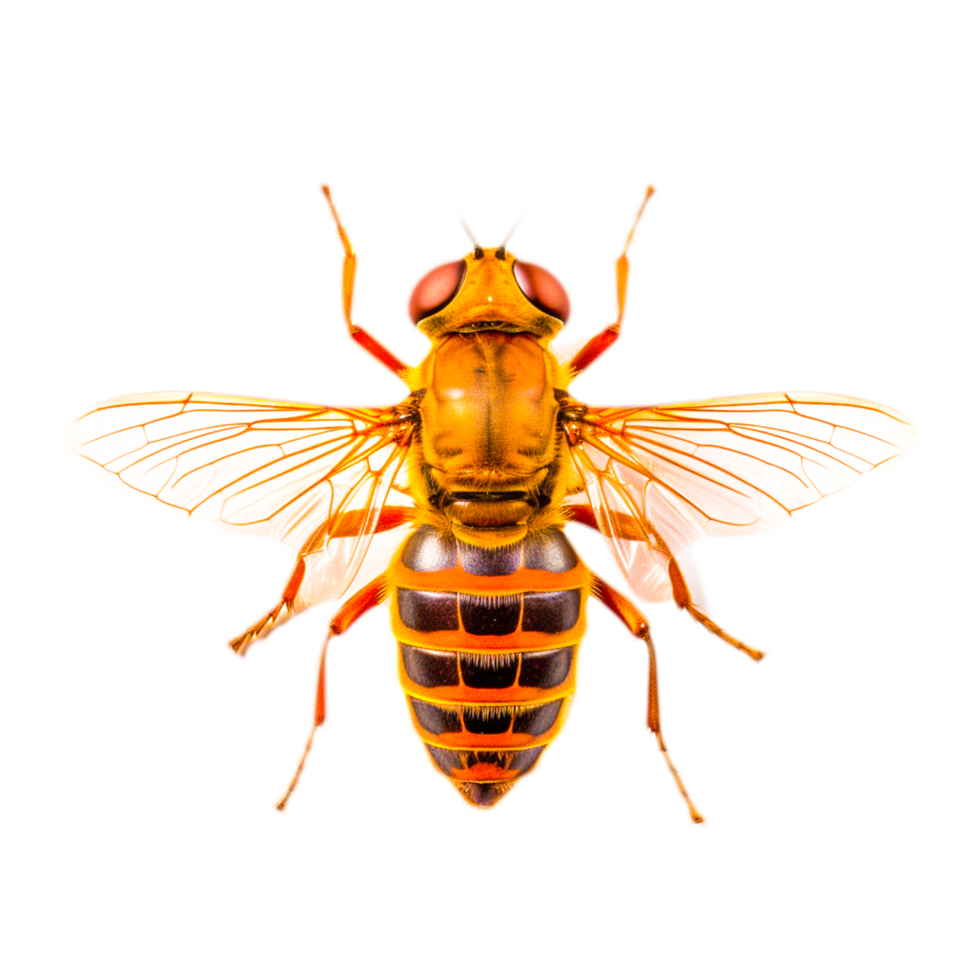 AI generative bee png transparent