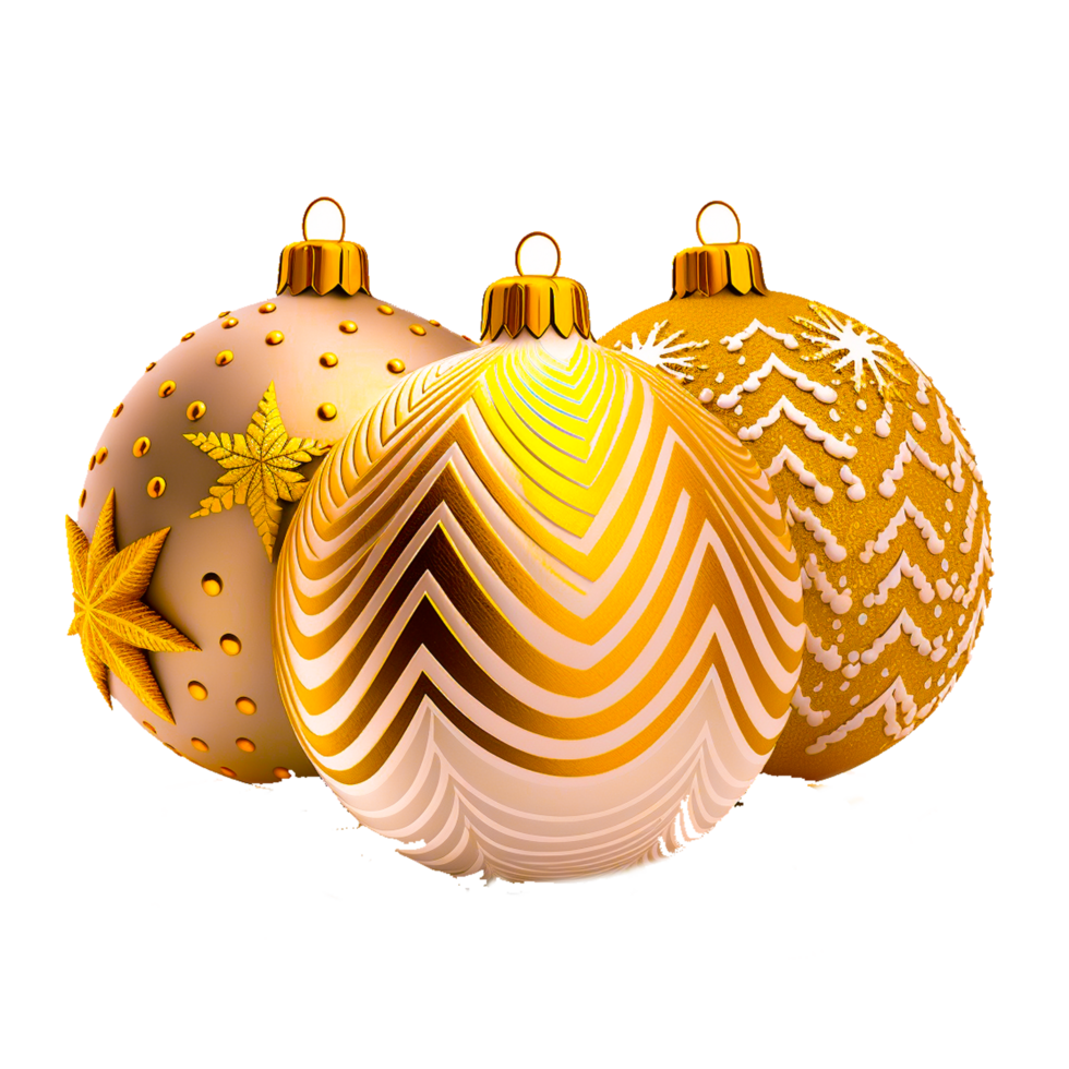 golden Christmas ball png