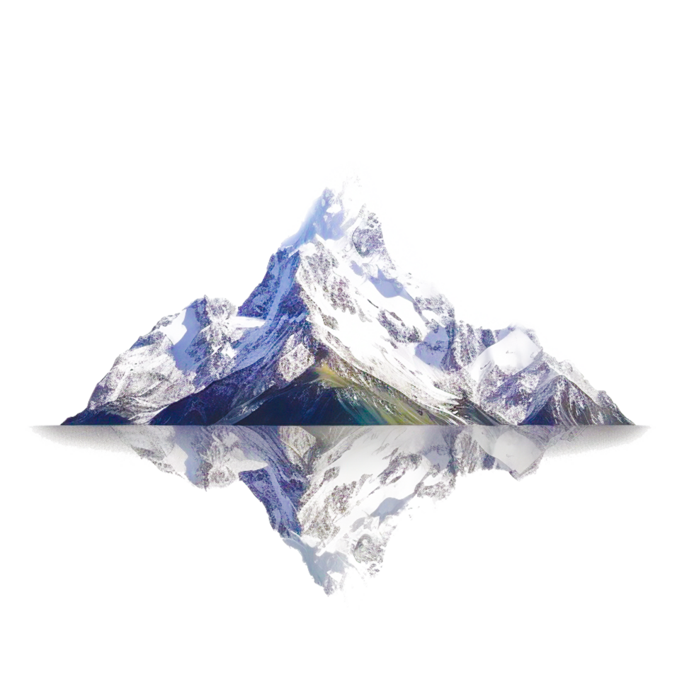snow mountain illustration png