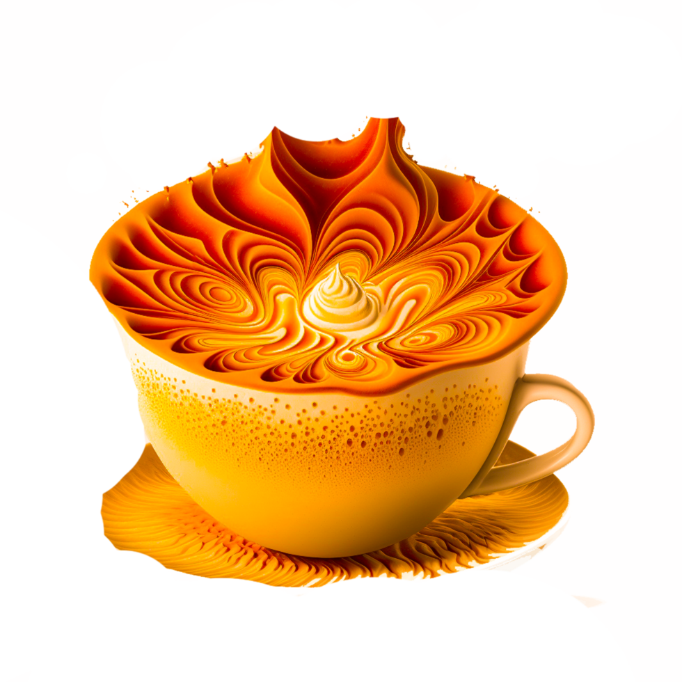 AI generative coffee cup png