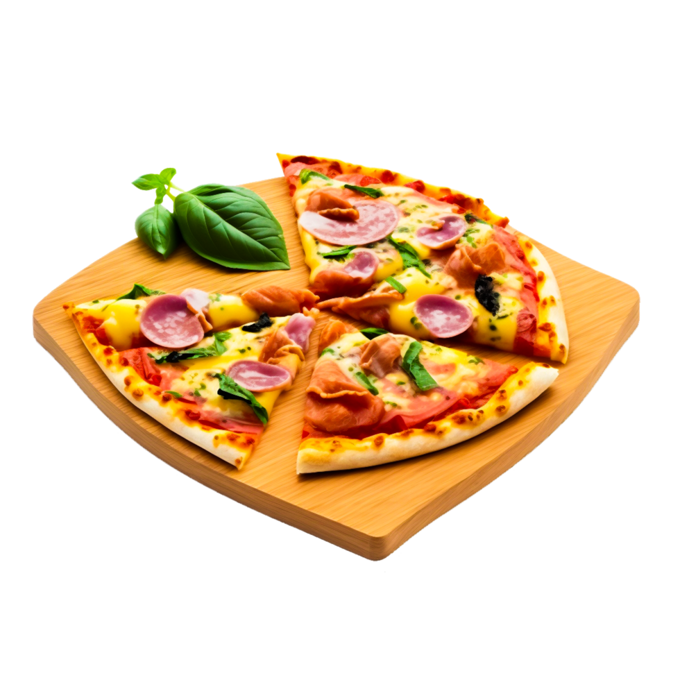 ai generativo rebanada de Pizza png