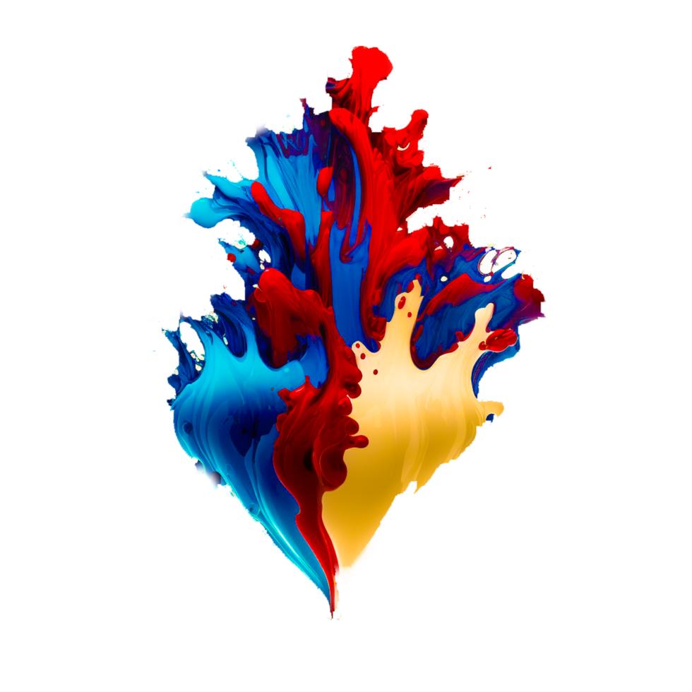 AI generative color smoke png