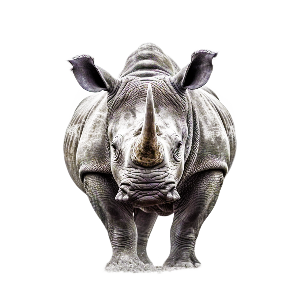 AI generative rhinoceros png