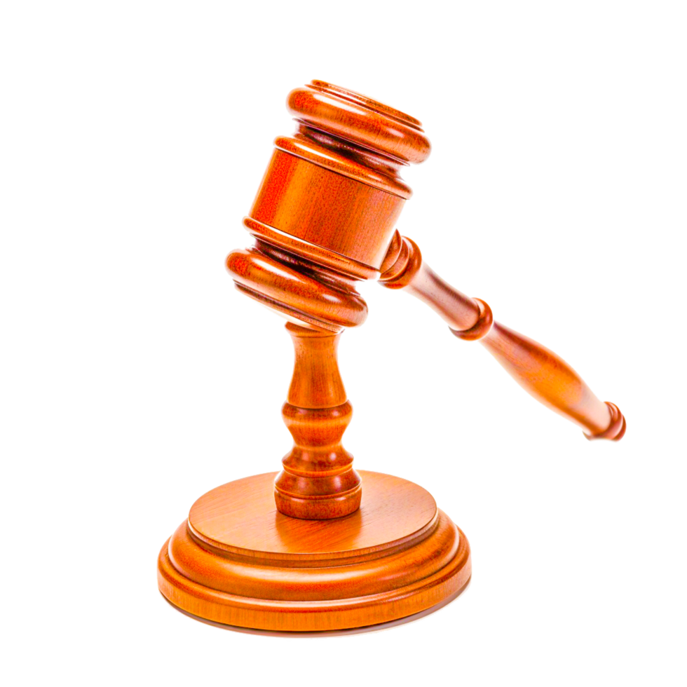 Gavel 3d icon illustration png