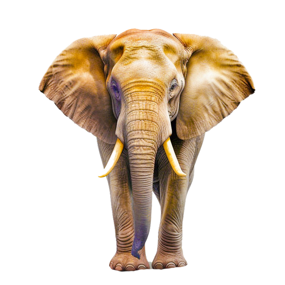 ai generativo elefante png trasparente