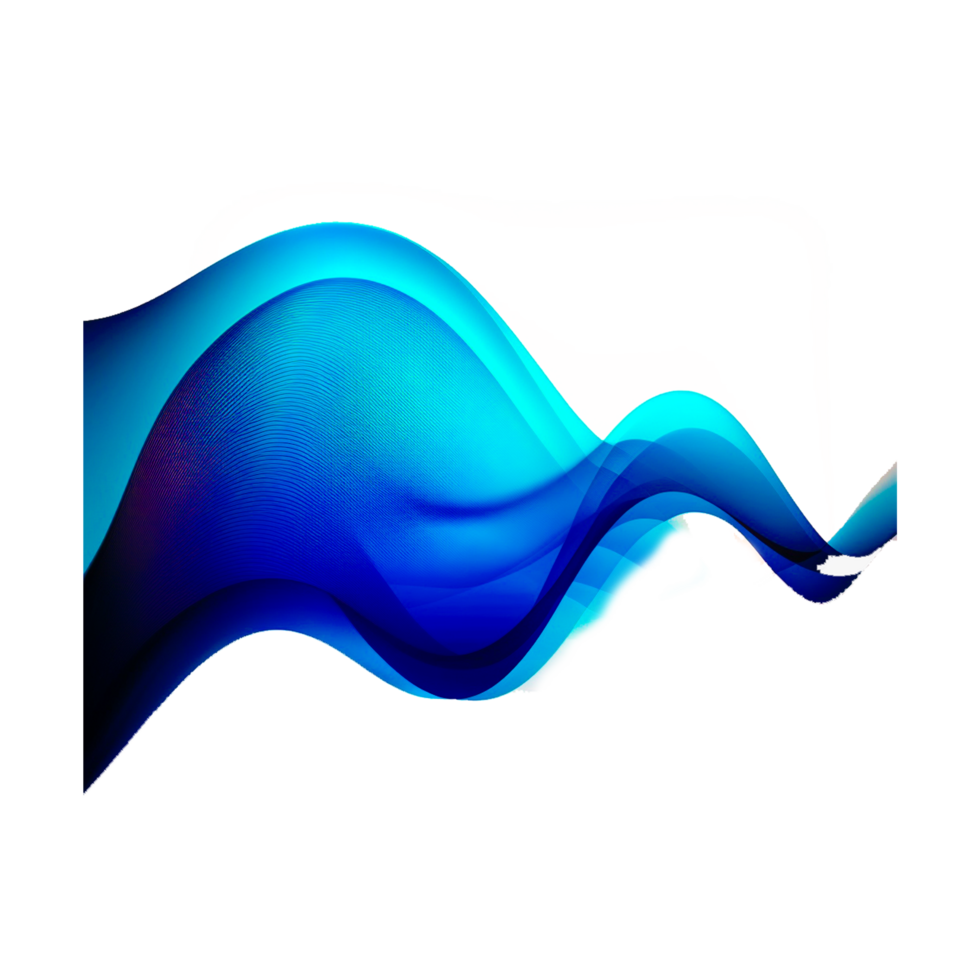 Abstract blurred blue flow background png