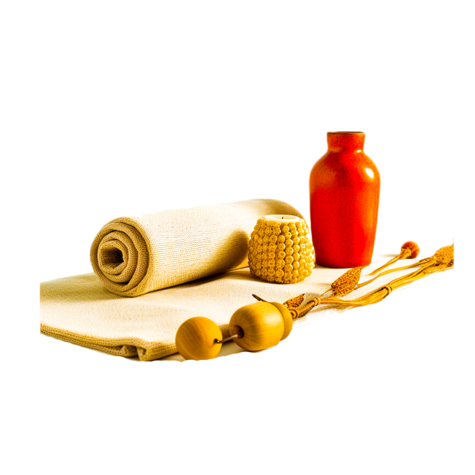 yellow rolled towel transparent png