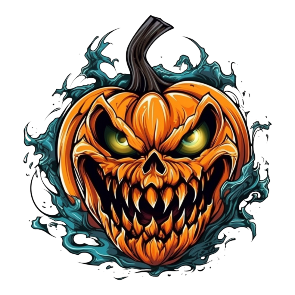 Halloween Illustration Konzept Element, ai generiert png