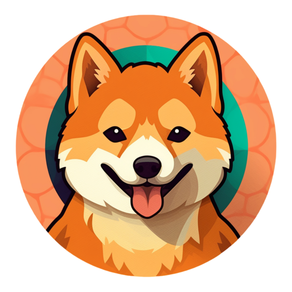 Shiba Inu Clipart, AI Generated 23859129 PNG