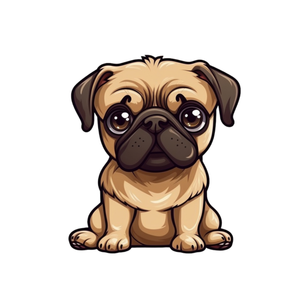 carlino clipart, ai generato png