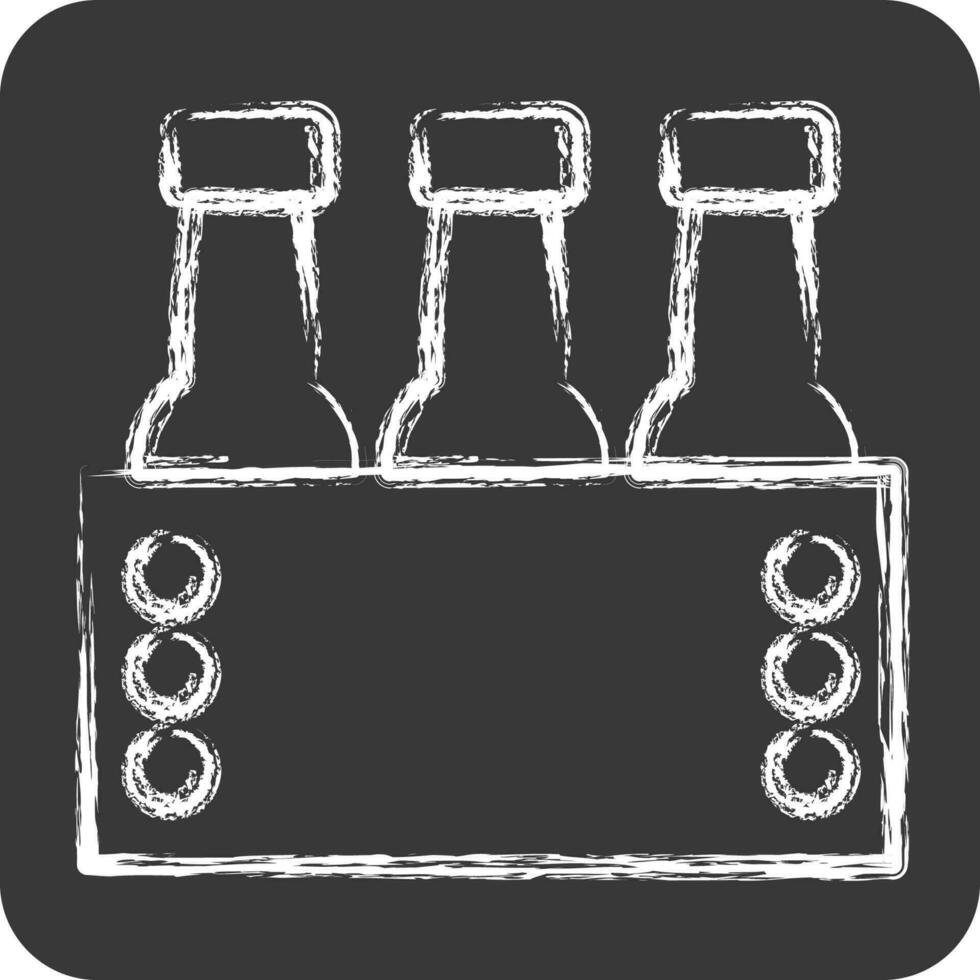 Icon Octoberfest. suitable for education symbol. chalk Style. simple design editable. design template vector