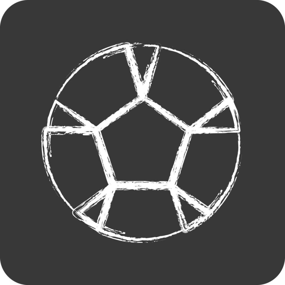 Icon Sport. suitable for education symbol. chalk Style. simple design editable. design template vector