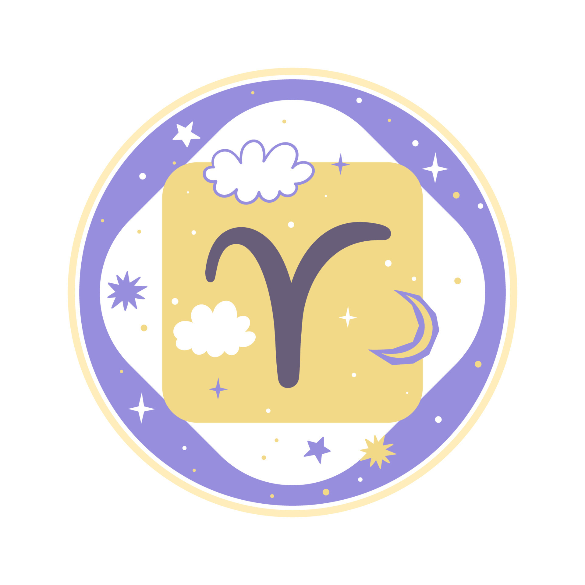 Horoscope element. Aries zodiac sign. Vector graphics. 23859990 Vector