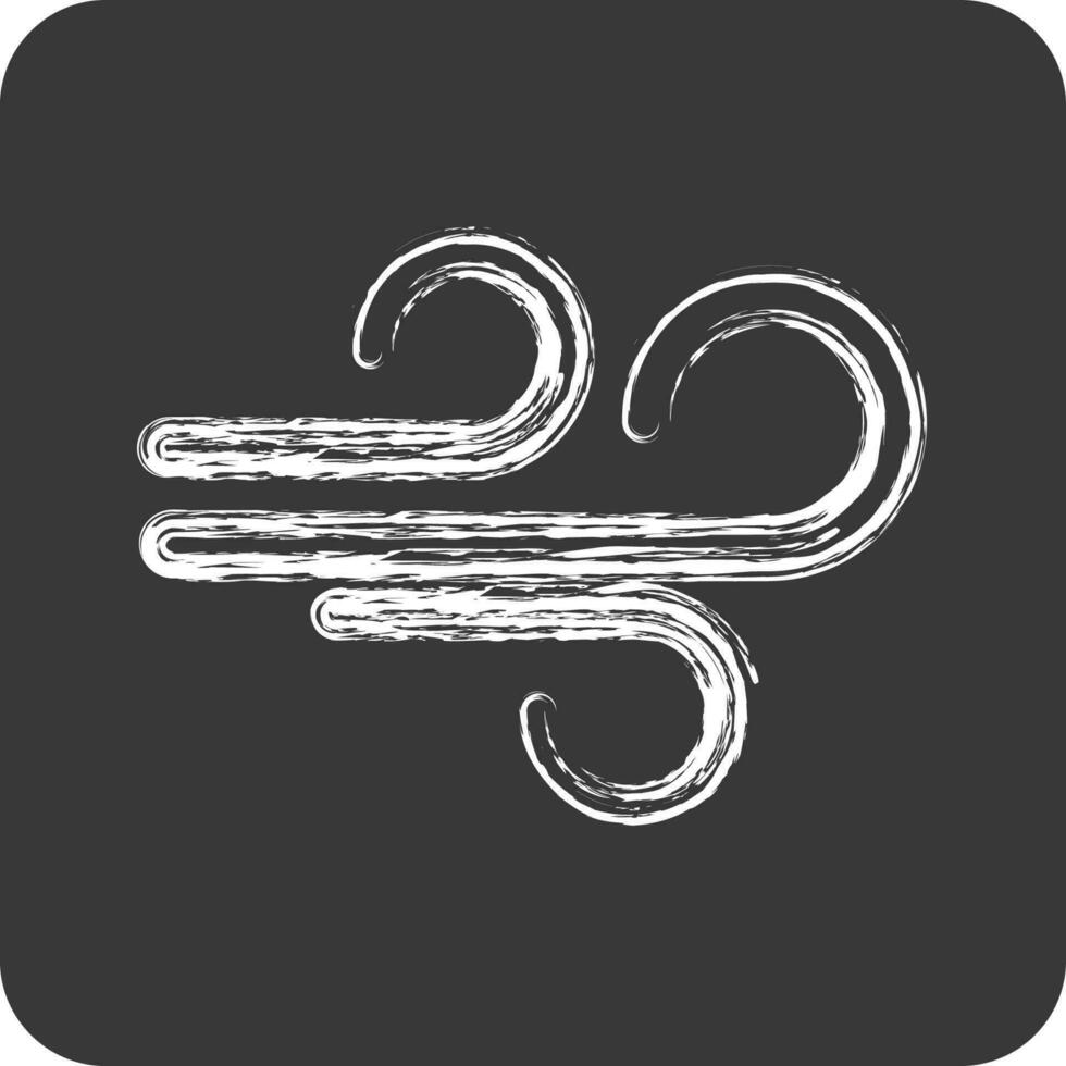 Icon Clean Air. suitable for Ecology symbol. chalk Style. simple design editable. design template vector