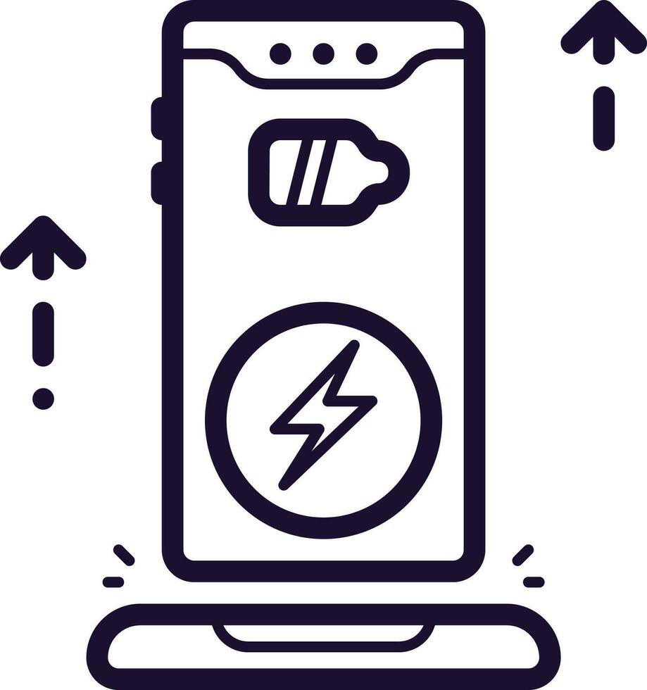 battery charge charging vector