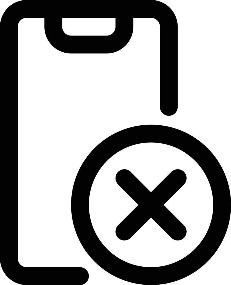 basic phone app vector