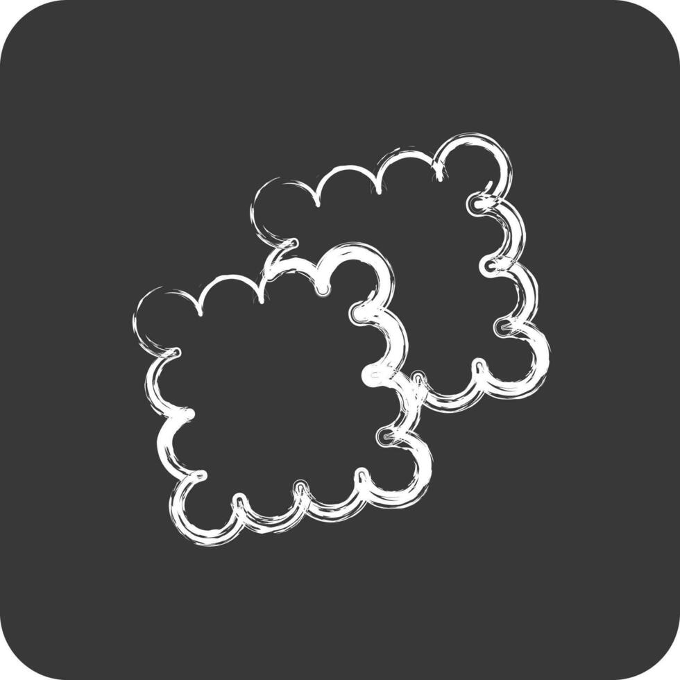 Icon Cookies. suitable for Bakery symbol. chalk Style. simple design editable. design template vector