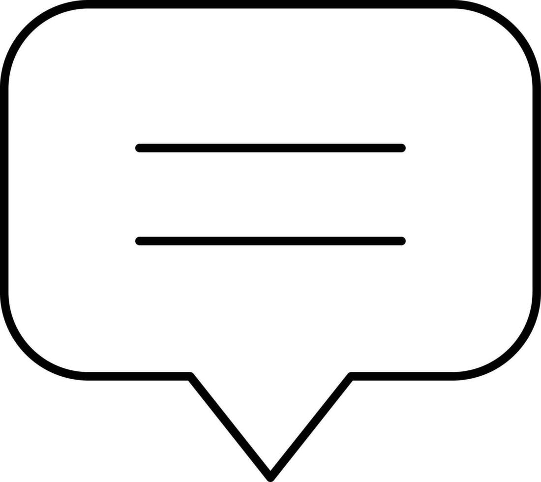 bubble chat message vector
