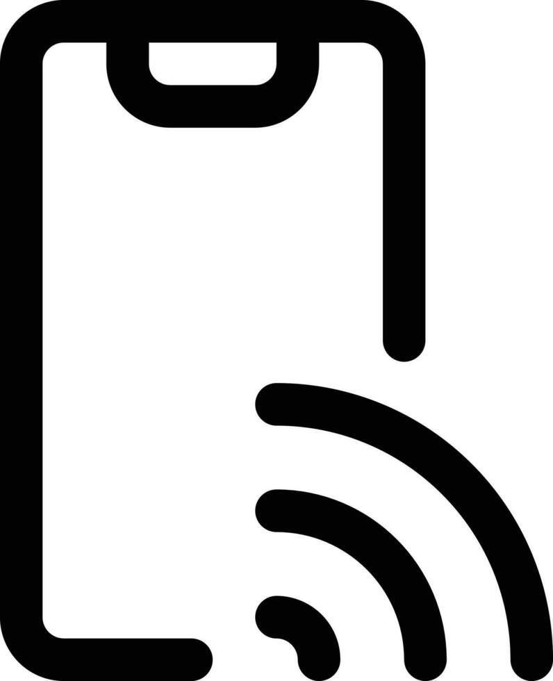 basic phone app vector