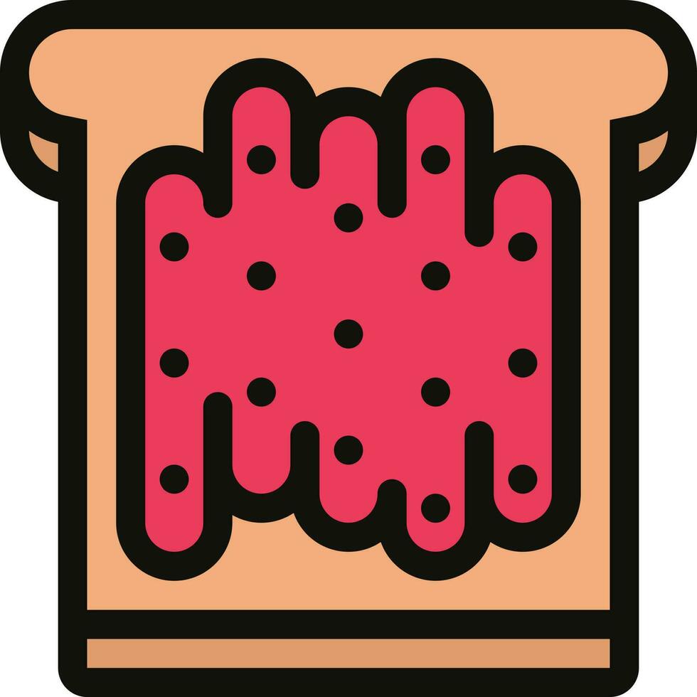 jamtoast illustration design 23861007 Vector Art at Vecteezy