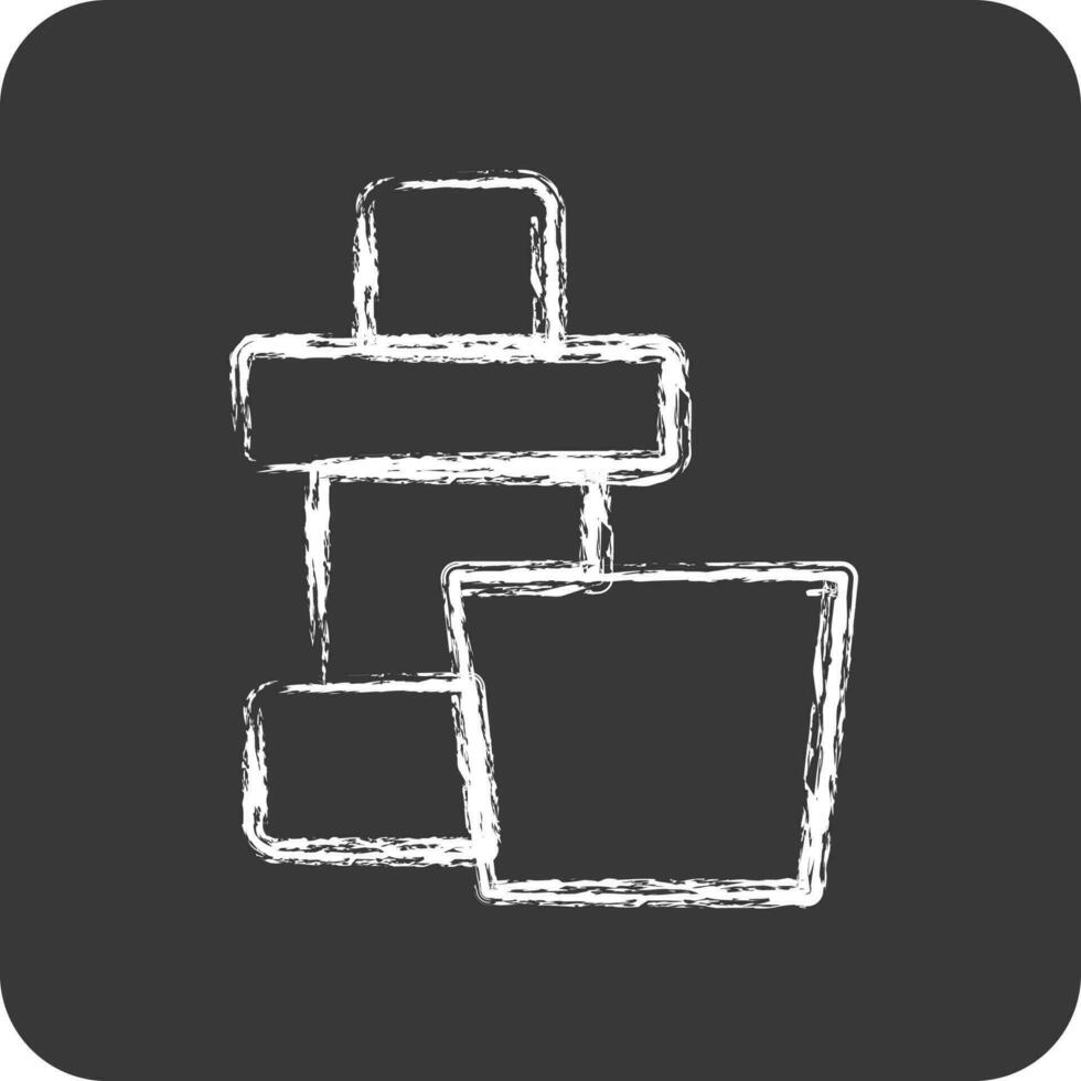 Icon Mouthwash. suitable for medicine symbol. chalk Style. simple design editable. design template vector