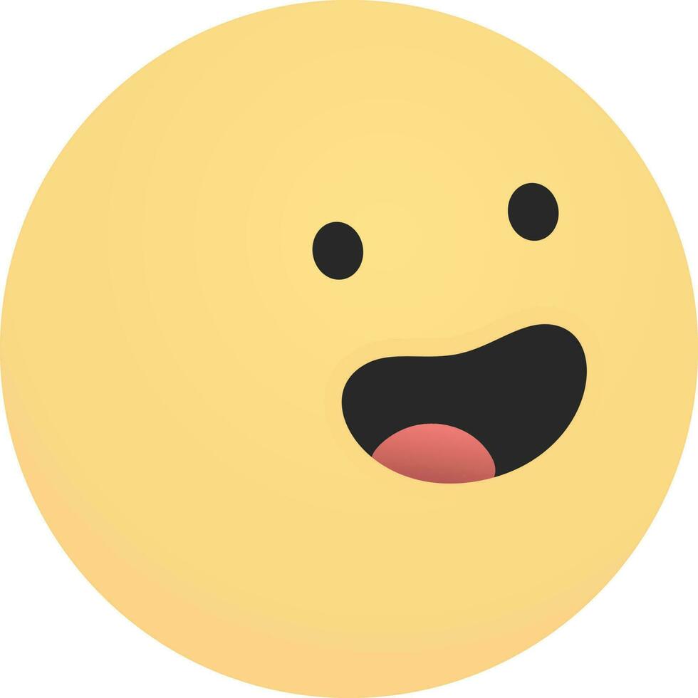 awkward emoji emoticon happy simle vector