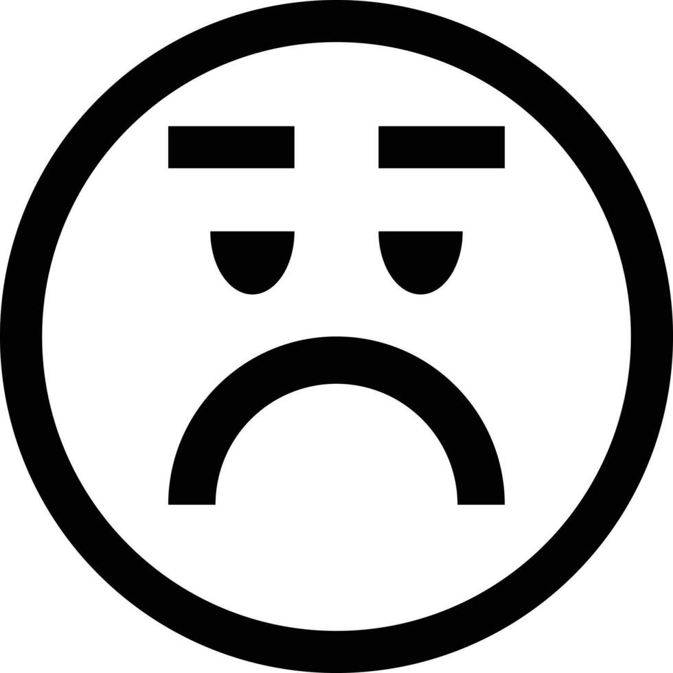 bored emoji emoticon vector