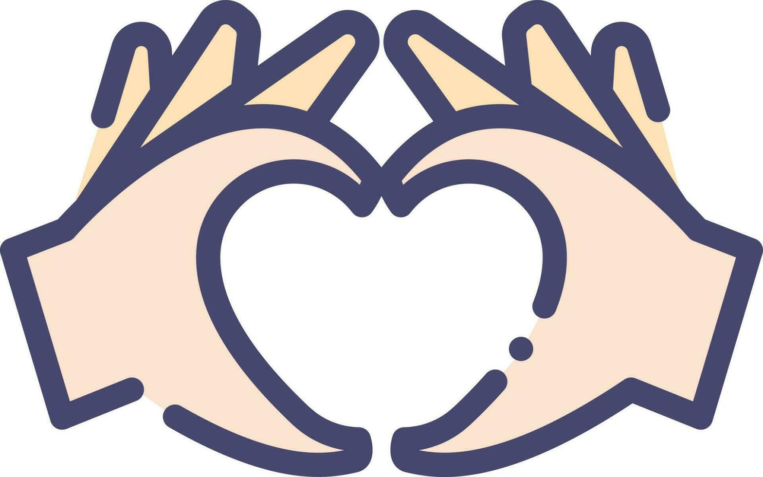 heart love marriage vector