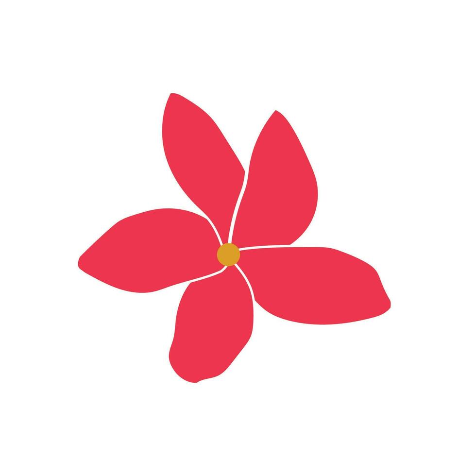 Beauty plumeria icon flowers design illustration symbol vector