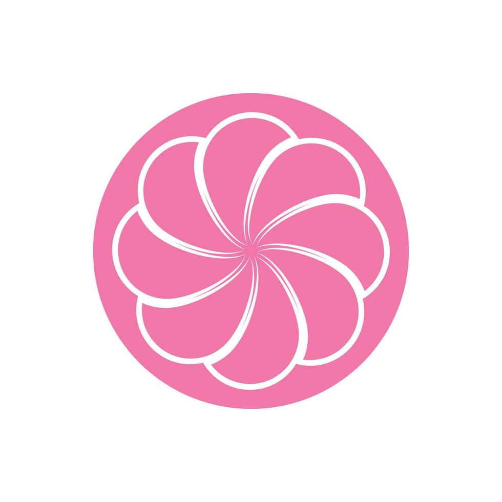 Clover leaf logo illustration vector flat design