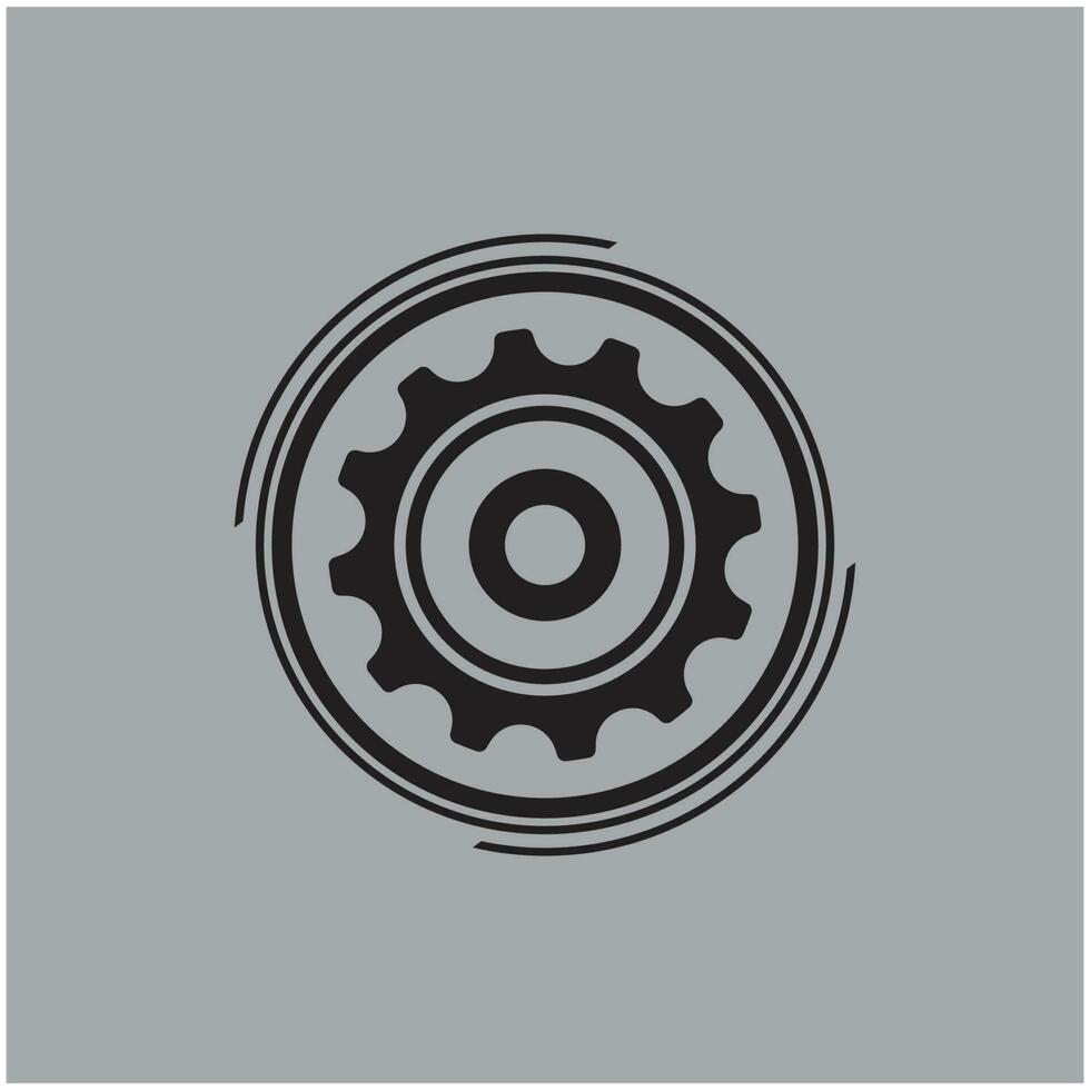 Gear Logo Template vector icon illustration design