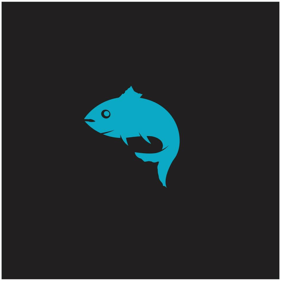 plantilla de logotipo de pescado. símbolo de vector creativo