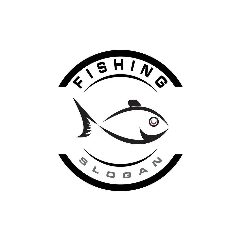 plantilla de logotipo de pescado. símbolo de vector creativo