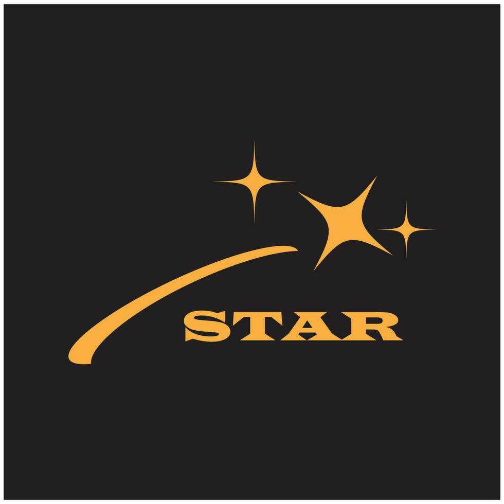 estrella logo ilustración vector y símbolo diseño