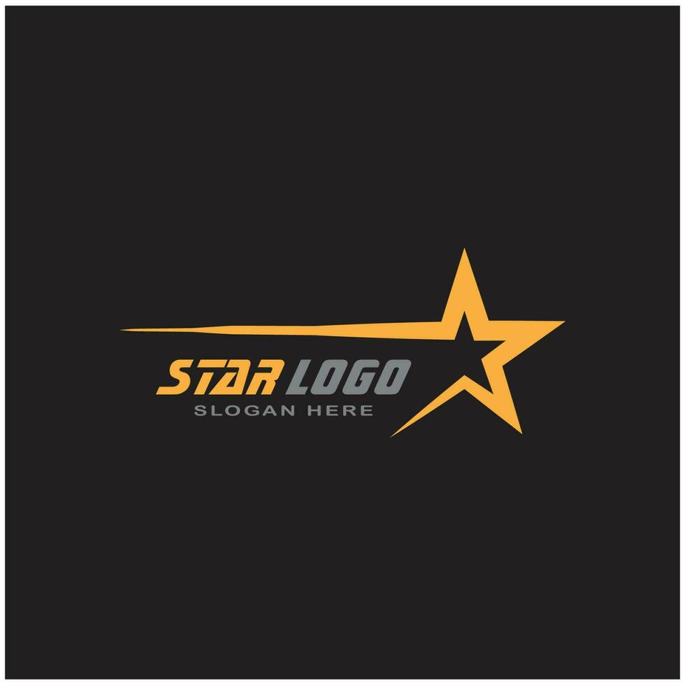 estrella logo ilustración vector y símbolo diseño