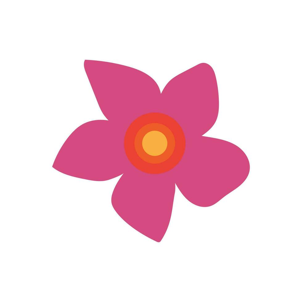 Beauty plumeria icon flowers design illustration symbol vector