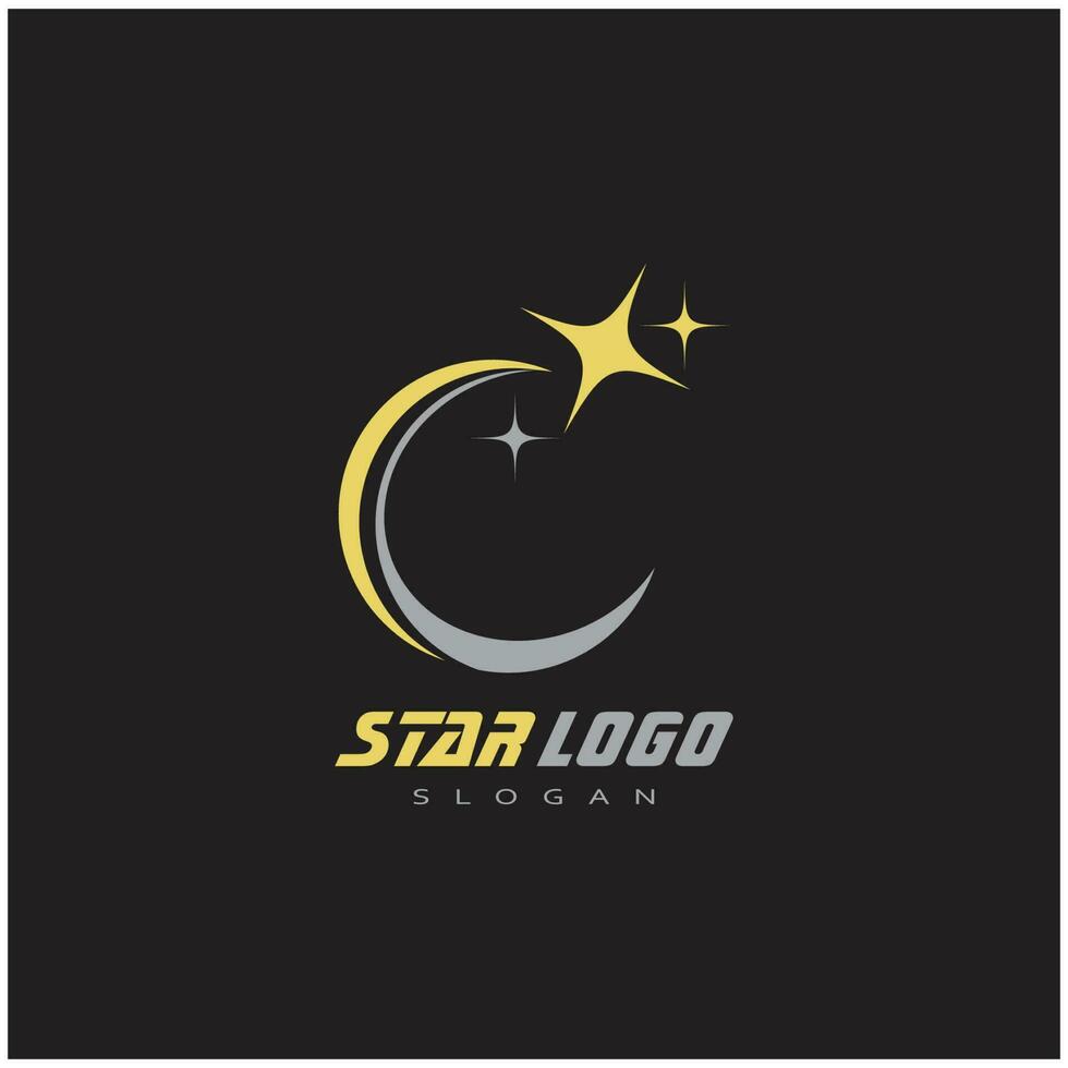 estrella logo ilustración vector y símbolo diseño