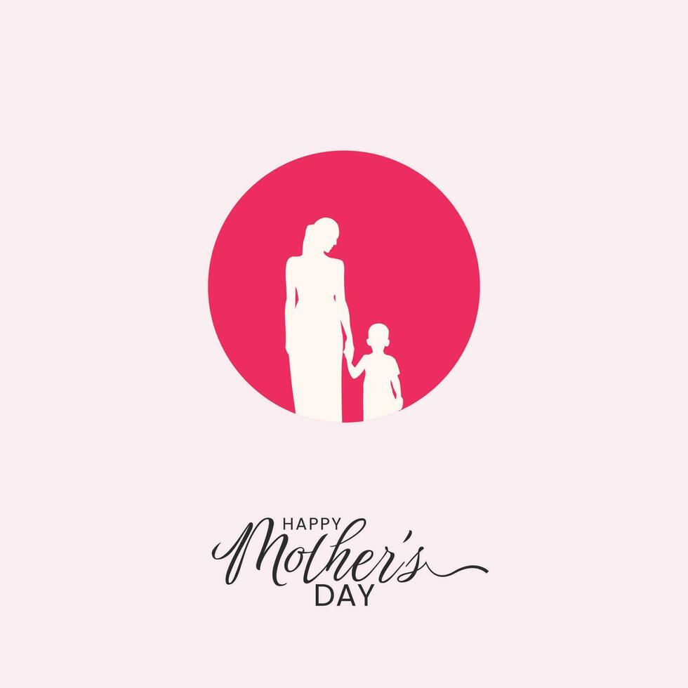 Happy mothers day social media post vector