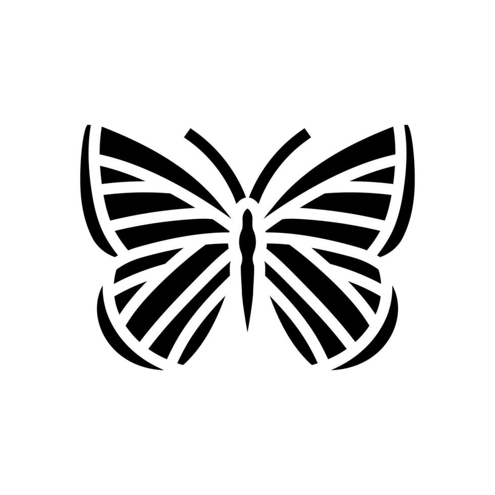 spring azure insect glyph icon vector illustration