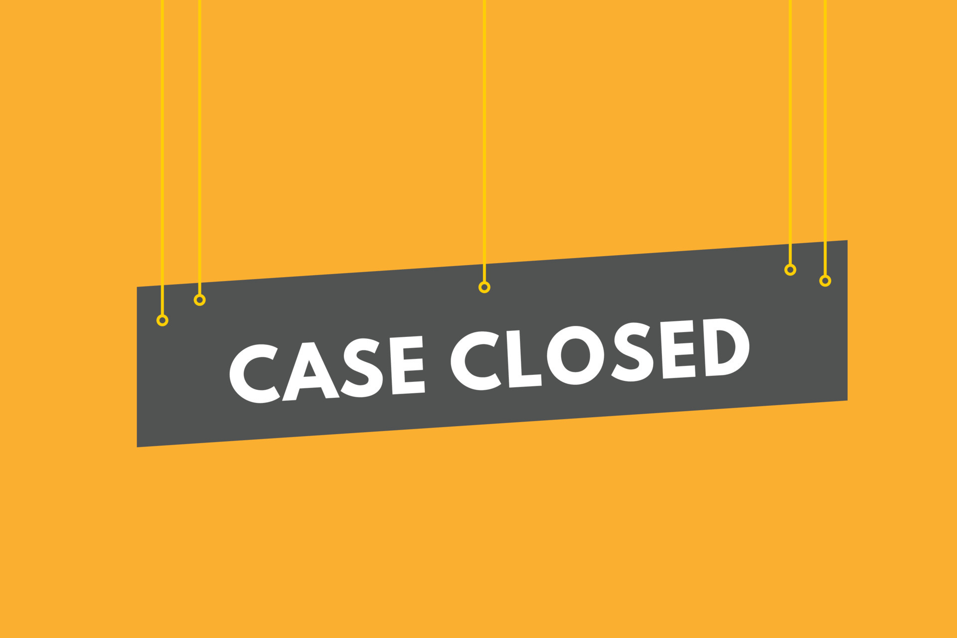 Case Closed text Button. Case Closed Sign Icon Label Sticker Web Buttons 23862794 Vector Art at