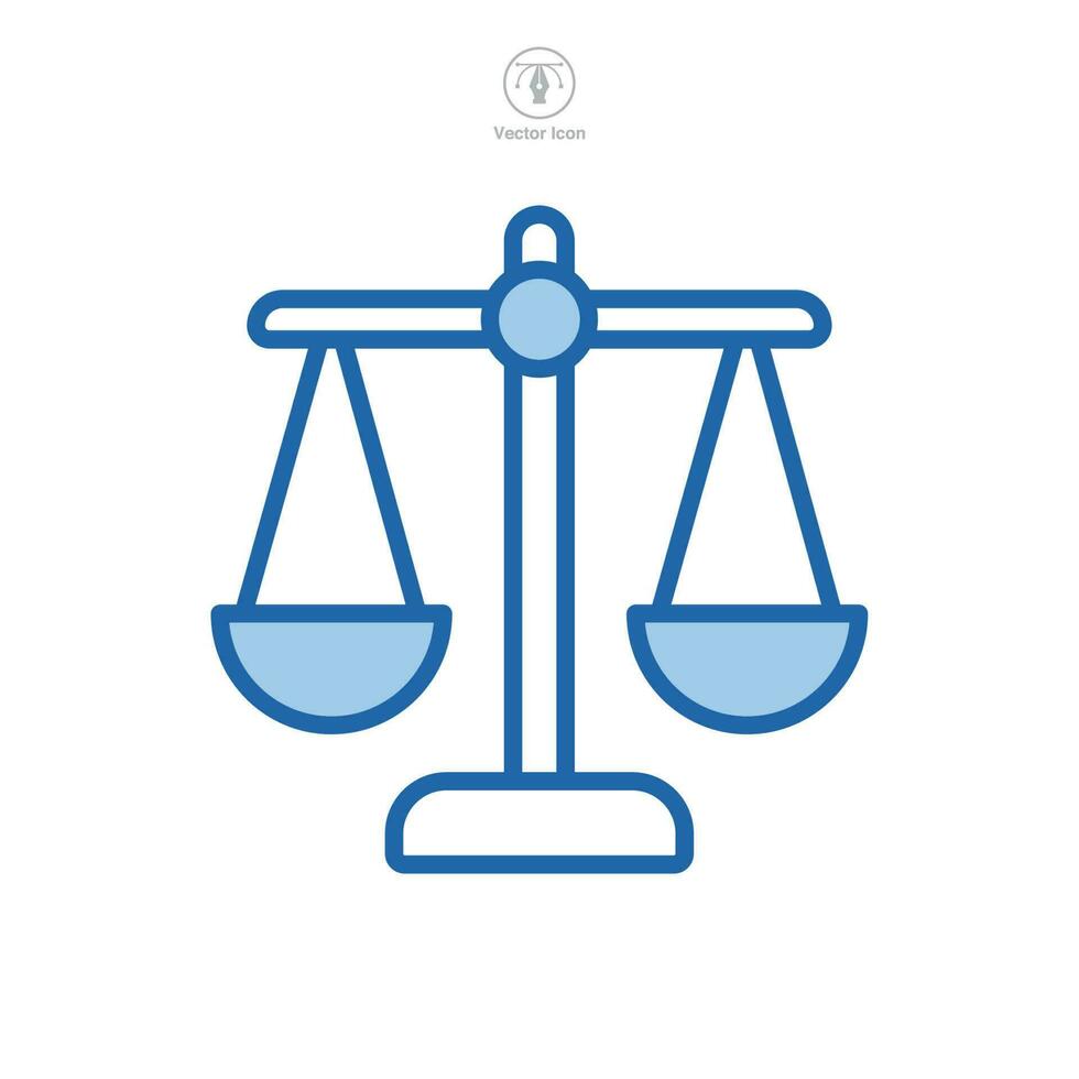 scale icon symbol template for graphic and web design collection logo vector illustration