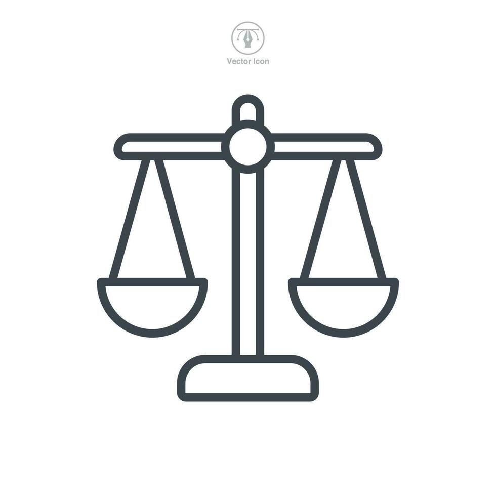 scale icon symbol template for graphic and web design collection logo vector illustration