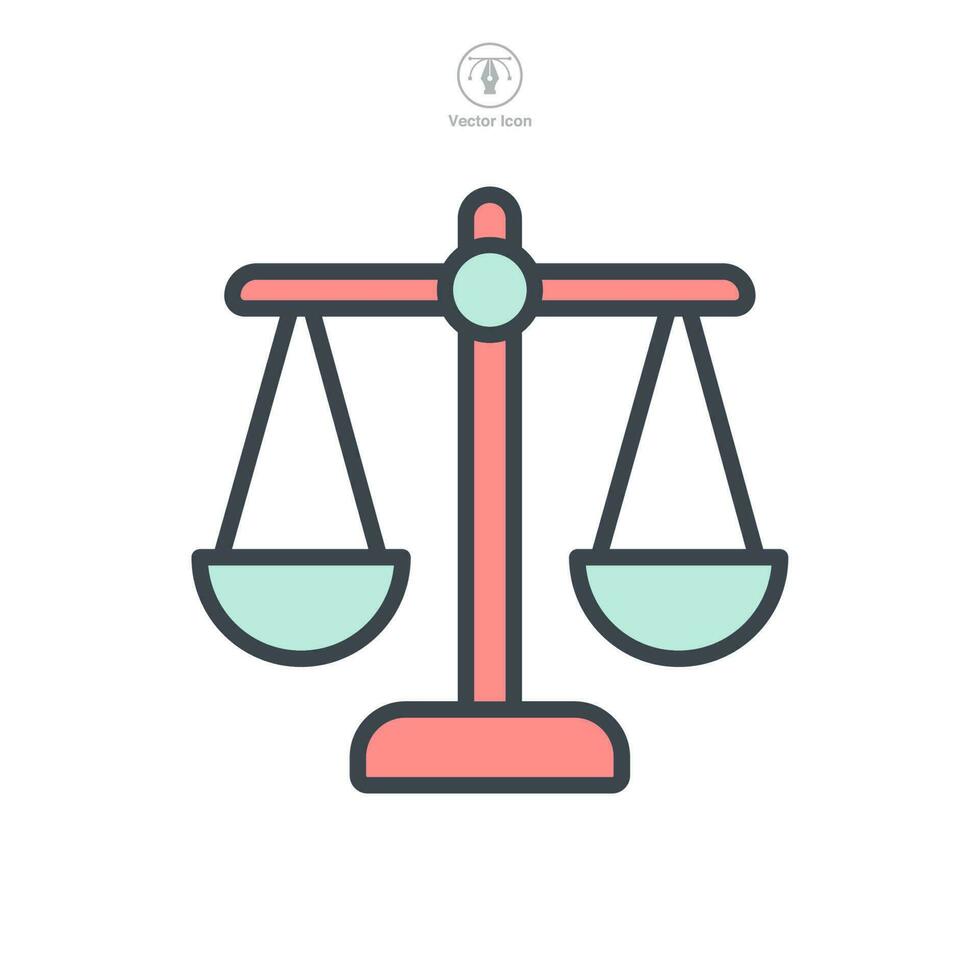 scale icon symbol template for graphic and web design collection logo vector illustration
