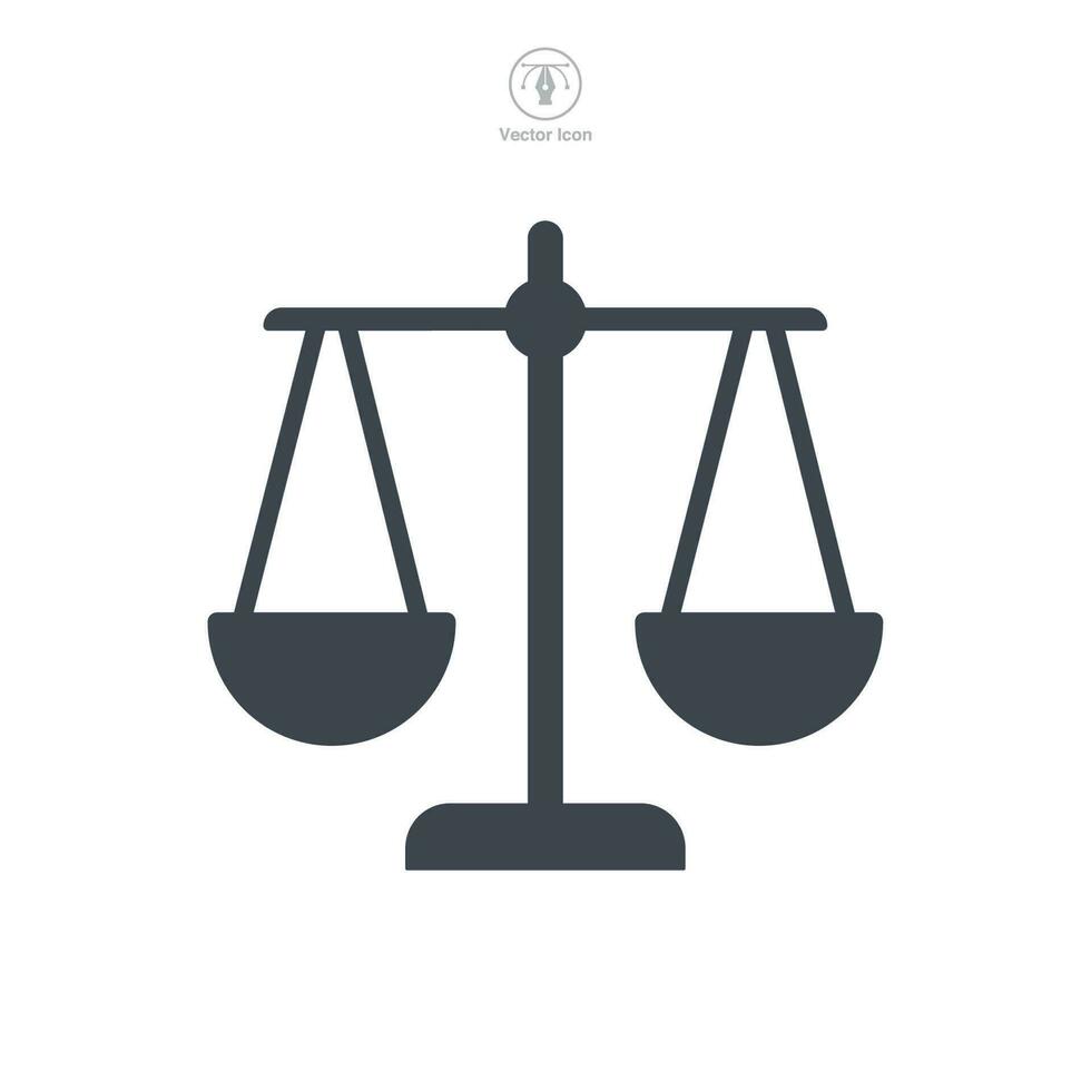 scale icon symbol template for graphic and web design collection logo vector illustration