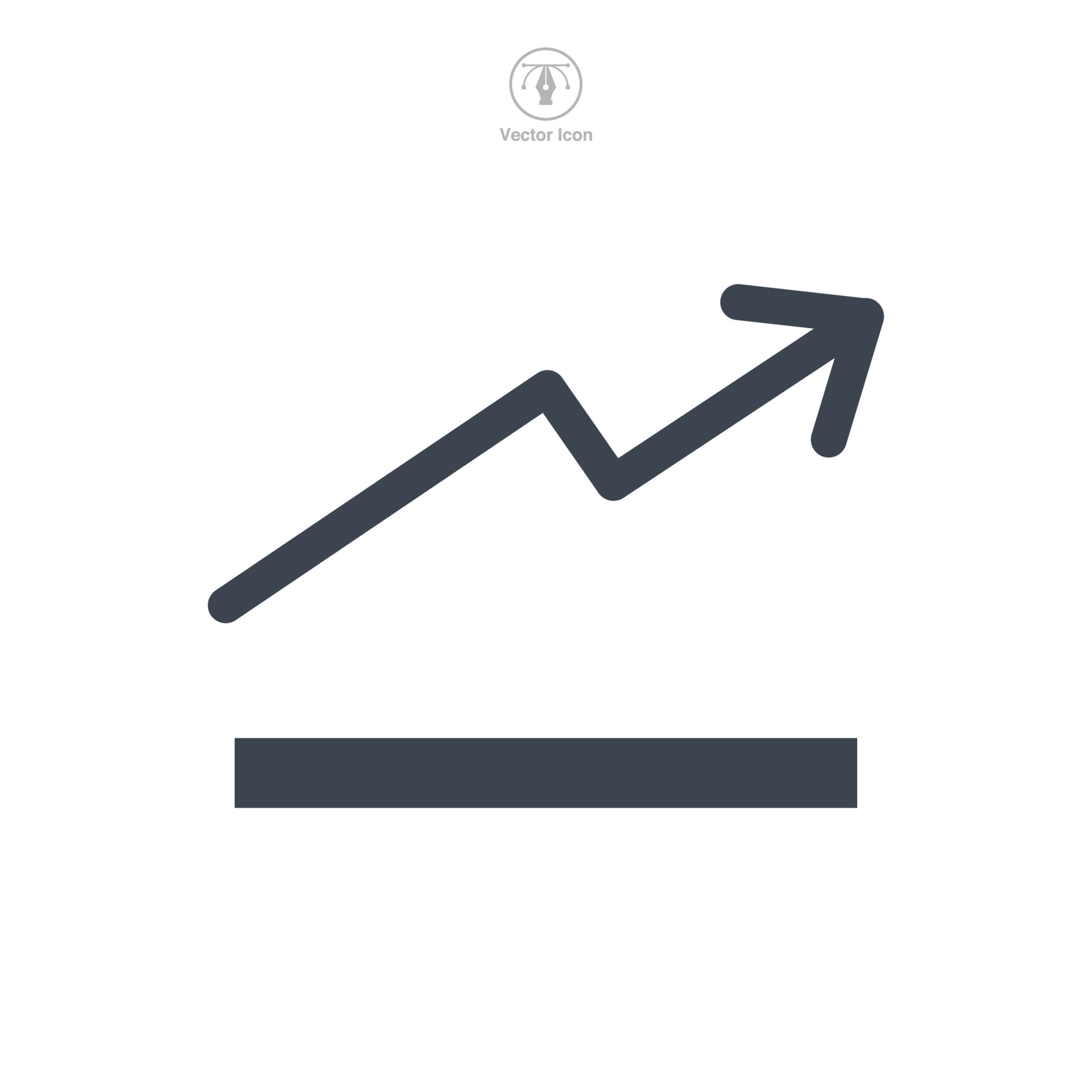 graph icon symbol template for graphic and web design collection logo