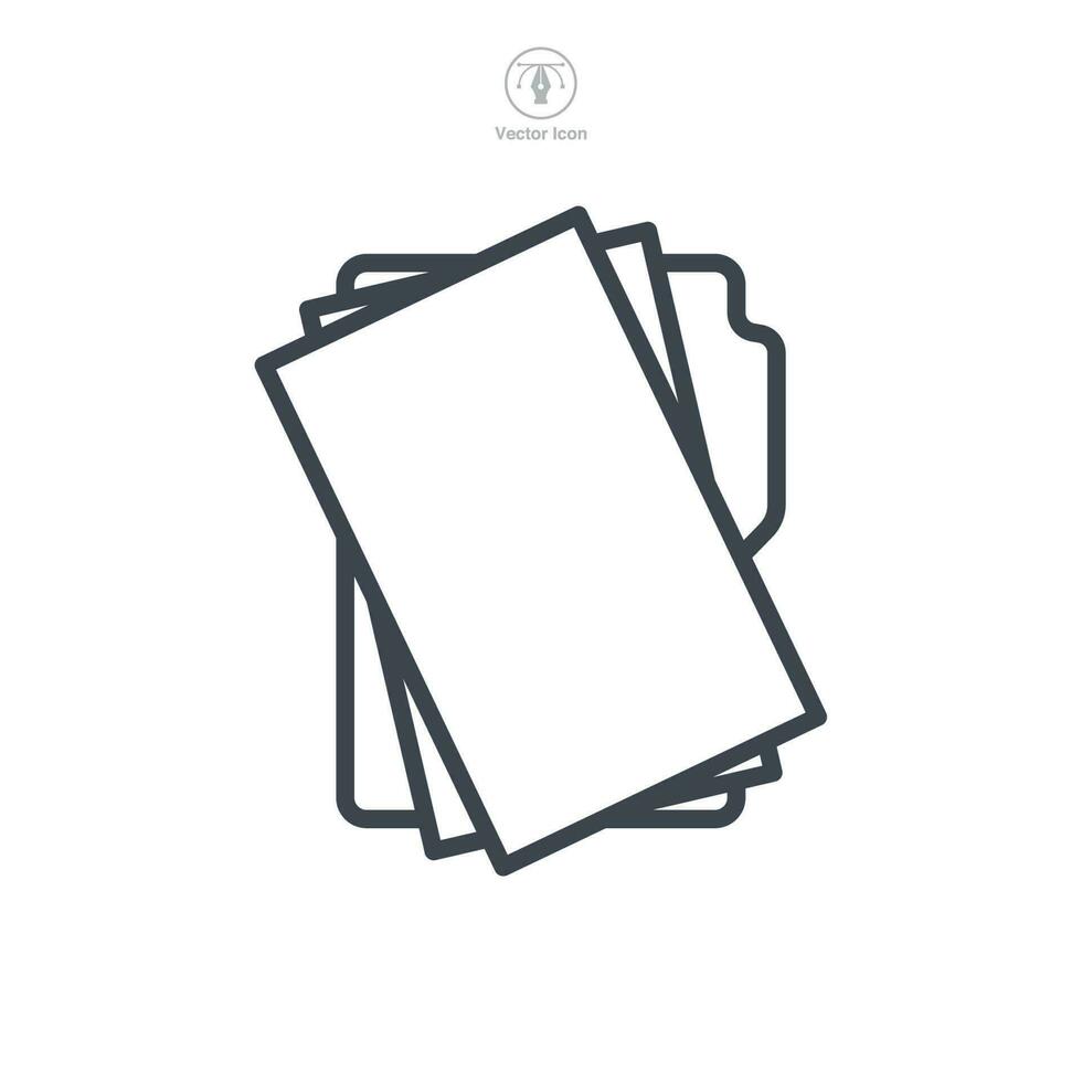document icon symbol template for graphic and web design collection logo vector illustration