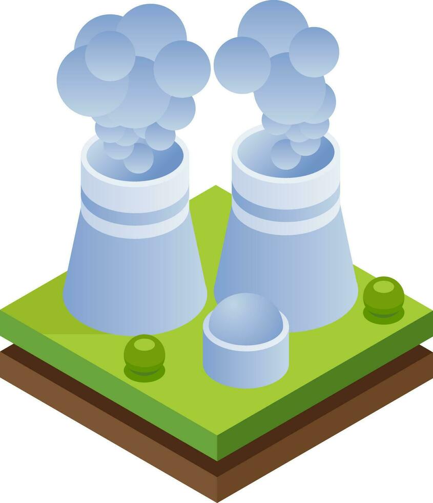 Nuclear power plant vector