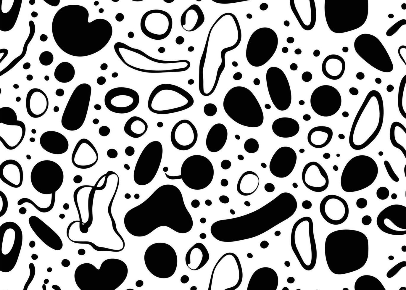 a white seamless pattern with lines in black, in the style of organic shapes and curved lines, wavy lines and organic shapes, jean dubuffet, clean minimalist lines, brightly colored vector