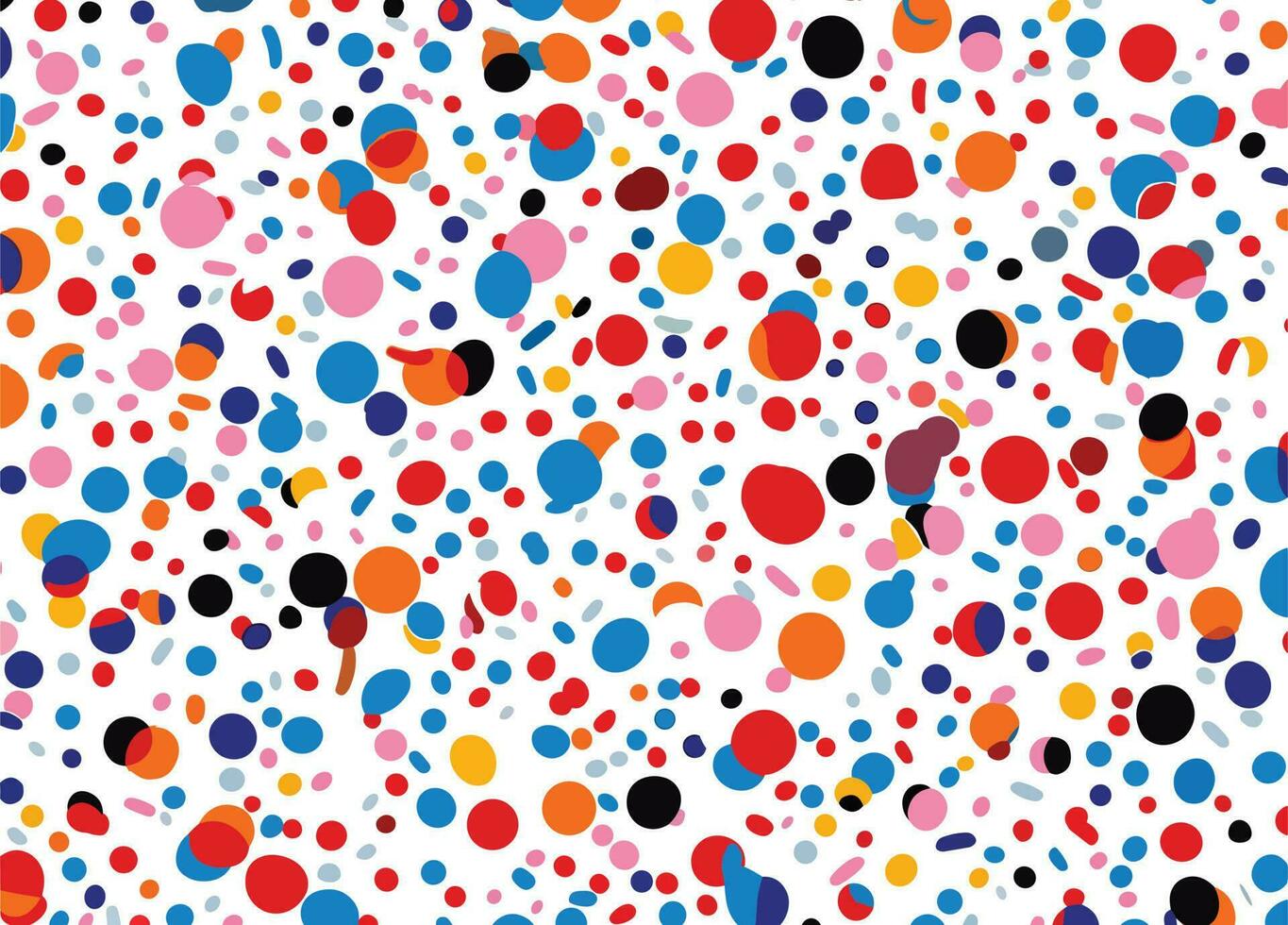 the seamless pattern of colorful sprinkles on white background, in the style of minimalist backgrounds, bold colors, marks, candycore, captivating, rounded, layered textures, shapes, playful figures vector