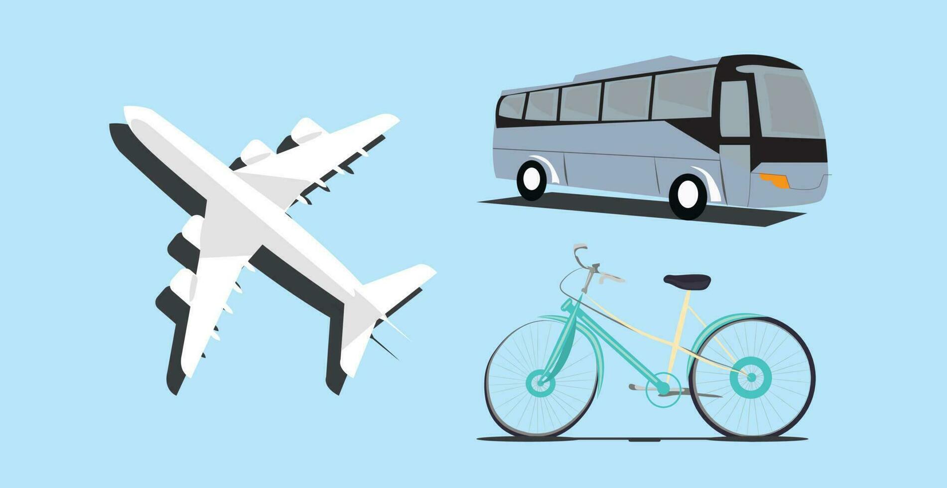 Transportation Icon Set vector